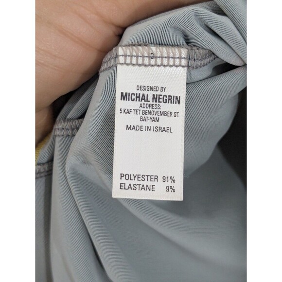 Michal Negrin Floral Cami Top Embellished Jewels Baroque Boho Chic Y2K Rare Sz M - Picture 12 of 15